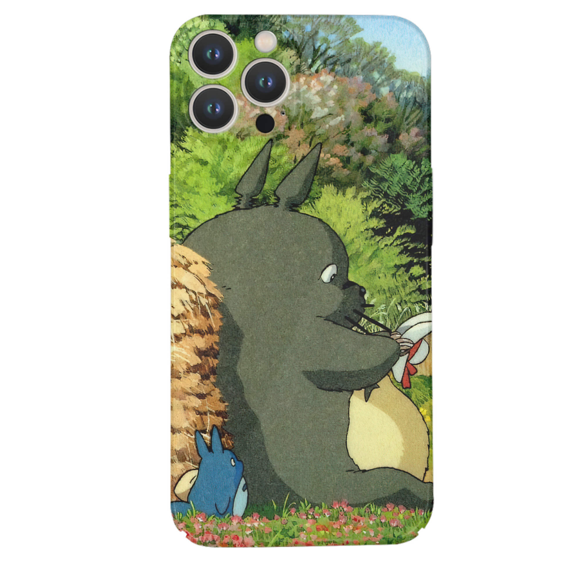 （画像用） となりのトトロ 草壁メイ 草壁サツキ My Neighbor Totoro Satsuki Kusakabe Mei Kusakabe 【iPhone 14シリーズ対応】ハードケース